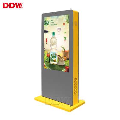 China hot sale 55 inch outdoor lcd kiosk digital signage 2500nits brightness full HD outdoor led lcd display monitor